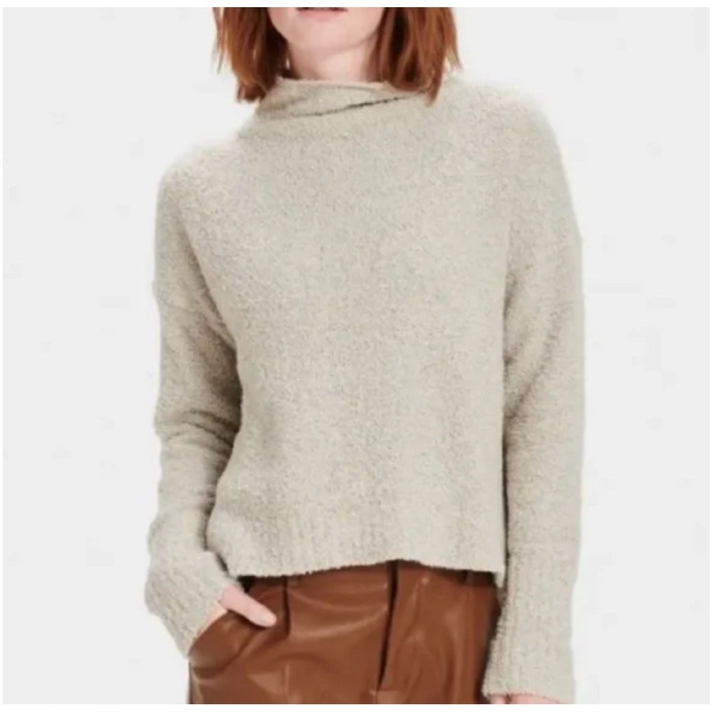 UGG Sage Turtleneck Cream Sweater, Small